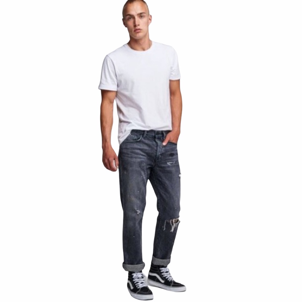 new Hudson ✪ Dixon Straight Leg Button Fly Jeans ✪ Hurricane ✪ Size 31 Inseam 32 - Picture 11 of 13